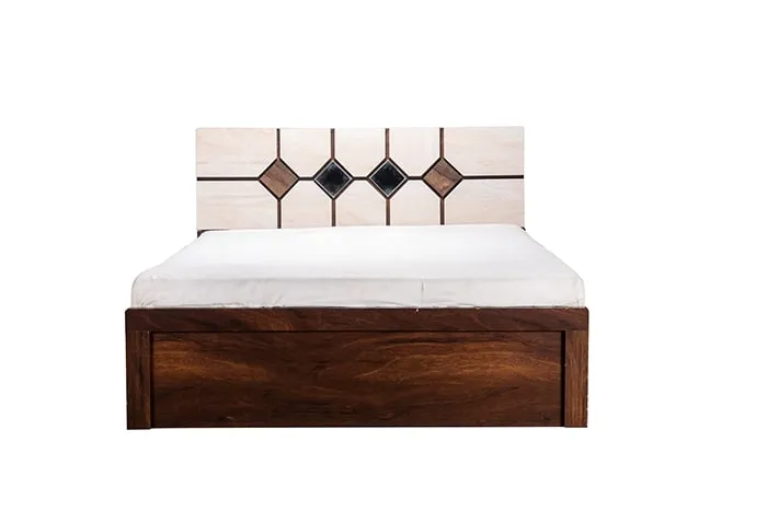 VIVDeal Jungle Light & Dark With Diamond Cut Head Queen Bed